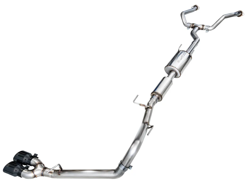AWE Tuning 0FG Exhaust for 3rd Gen Toyota Tundra - Dual Diamond Black Tips