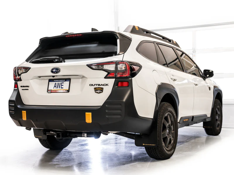 AWE Tuning 20-25 Subaru Outback (Wilderness & XT) 0FG Cat-Back Exhaust w/Dual BashGuards - Image 2