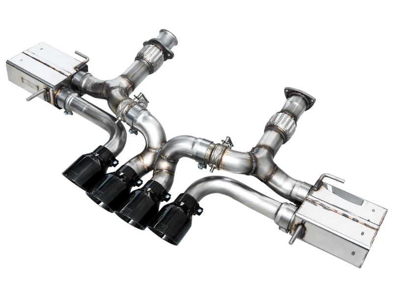 AWE Tuning 2023 C8 Corvette Z06 SwitchPath Cat-Back Exhaust - Diamond Black Tips