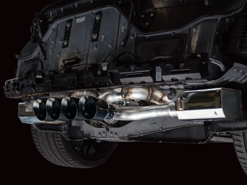 AWE Tuning 2023 C8 Corvette Z06 SwitchPath Cat-Back Exhaust - Diamond Black Tips - Image 13