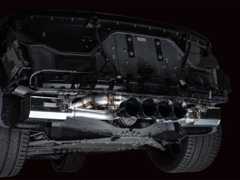 AWE Tuning 2023 C8 Corvette Z06 SwitchPath Cat-Back Exhaust - Diamond Black Tips - Image 14