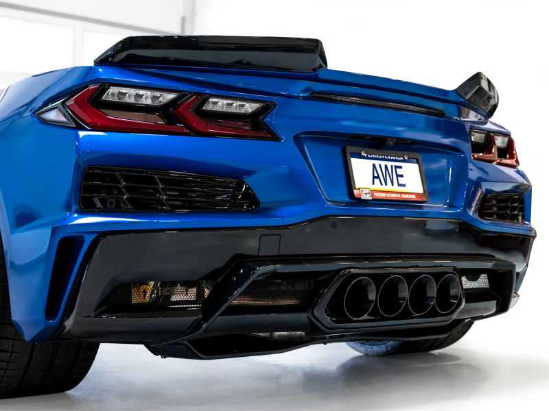 AWE Tuning 2023 C8 Corvette Z06 SwitchPath Cat-Back Exhaust - Diamond Black Tips - Image 16