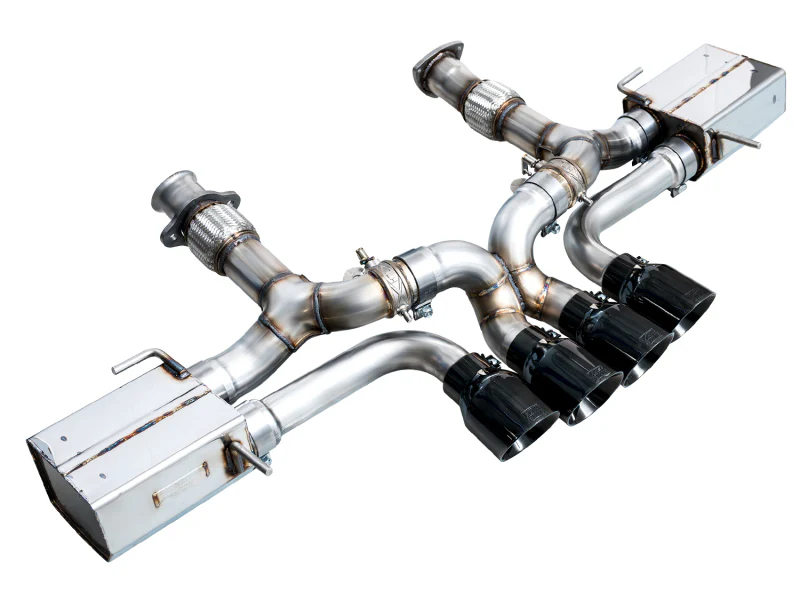 AWE Tuning 2023 C8 Corvette Z06 SwitchPath Cat-Back Exhaust - Diamond Black Tips - Image 18