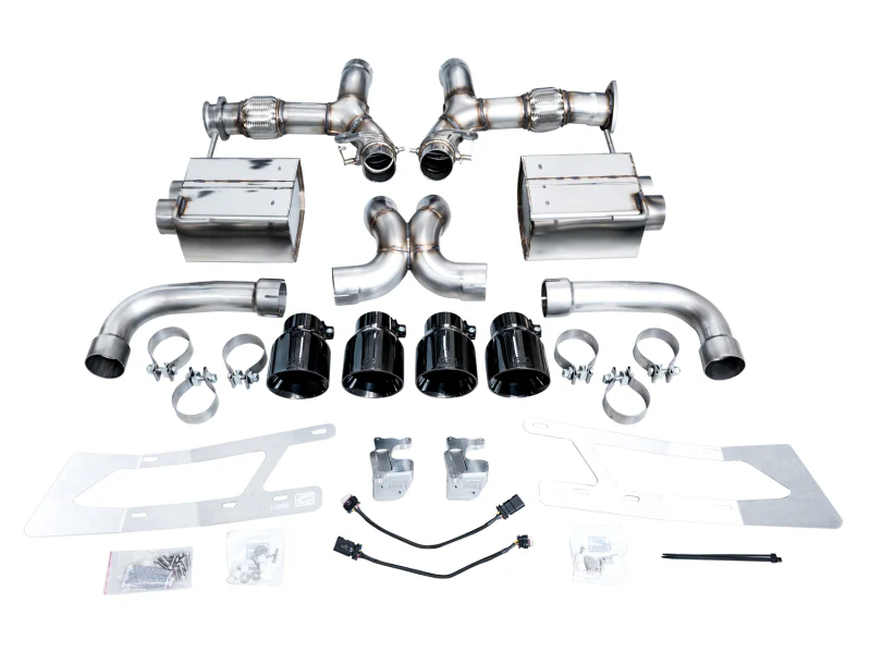 AWE Tuning 2023 C8 Corvette Z06 SwitchPath Cat-Back Exhaust - Diamond Black Tips - Image 19