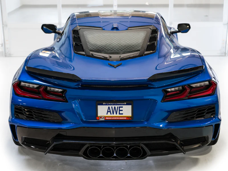 AWE Tuning 2023 C8 Corvette Z06 SwitchPath Cat-Back Exhaust - Diamond Black Tips - Image 3