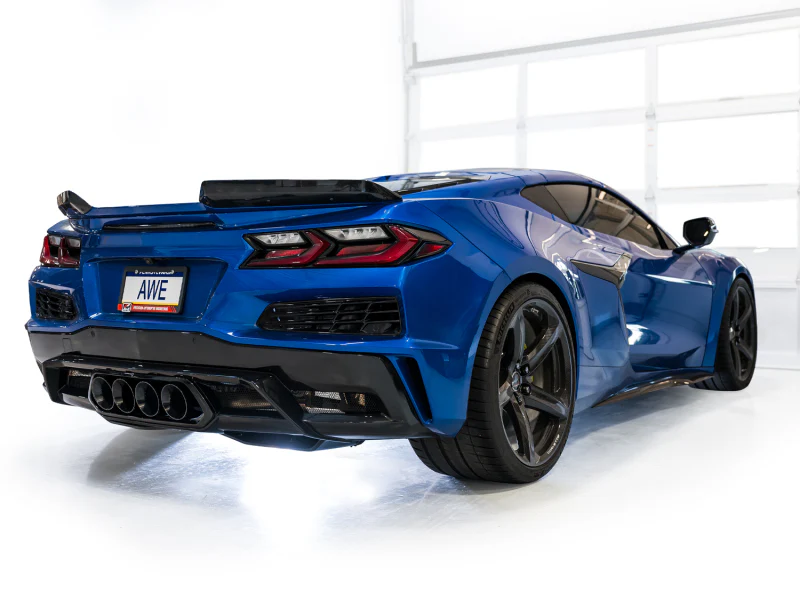AWE Tuning 2023 C8 Corvette Z06 SwitchPath Cat-Back Exhaust - Diamond Black Tips - Image 6