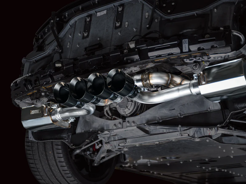 AWE Tuning 2023 C8 Corvette Z06 SwitchPath Cat-Back Exhaust - Diamond Black Tips - Image 7