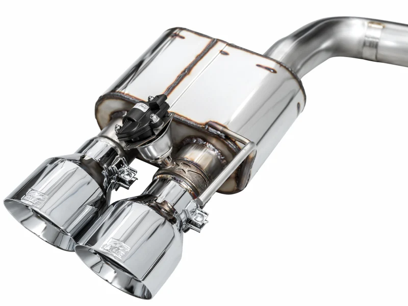 AWE 2024 Ford Mustang Dark Horse S650 RWD SwitchPath Cat-Back Exhaust w/ Quad Chrome Silver Tips - Image 12