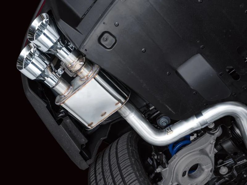 AWE 2024 Ford Mustang Dark Horse S650 RWD SwitchPath Cat-Back Exhaust w/ Quad Chrome Silver Tips - Image 7