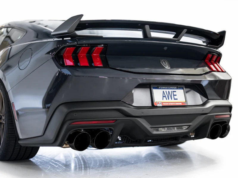 AWE 2024 Ford Mustang Dark Horse S650 RWD SwitchPath Cat-Back Exhaust w/ Quad Diamond Black Tips - Image 11