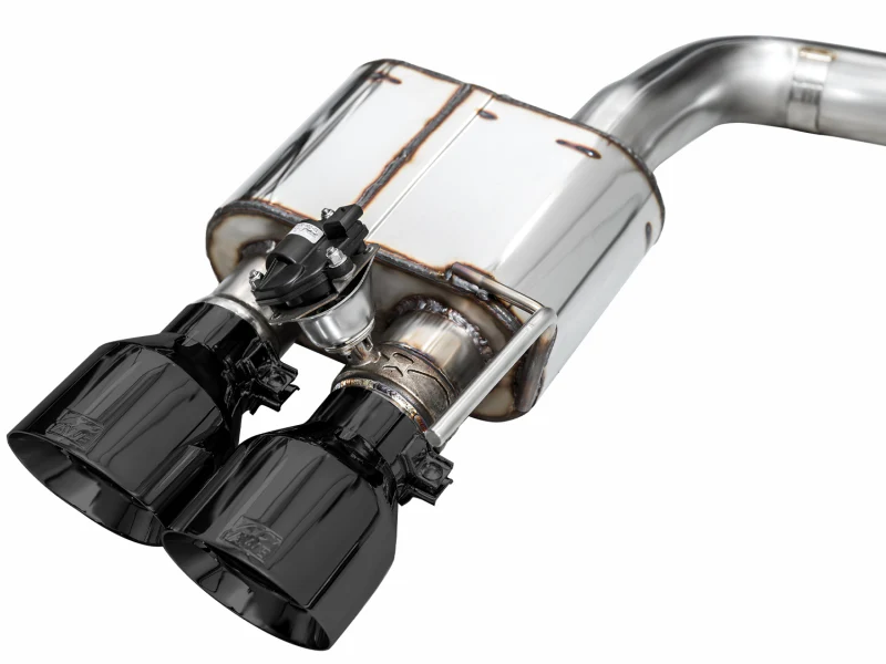 AWE 2024 Ford Mustang Dark Horse S650 RWD SwitchPath Cat-Back Exhaust w/ Quad Diamond Black Tips - Image 12