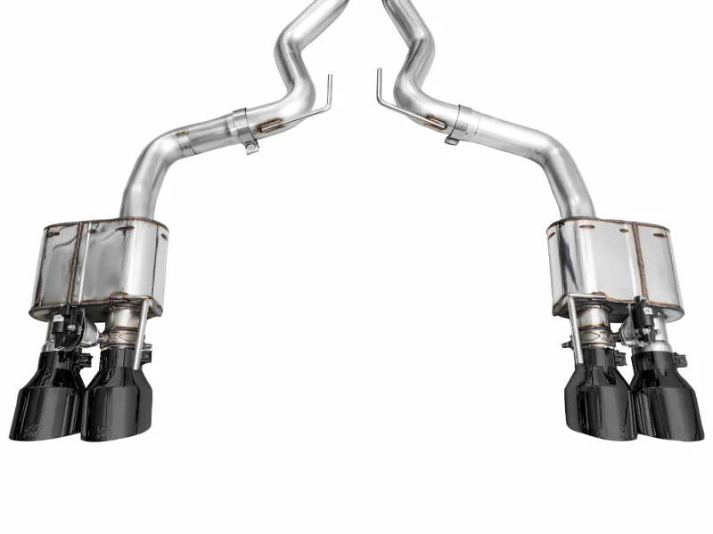 AWE 2024 Ford Mustang Dark Horse S650 RWD SwitchPath Cat-Back Exhaust w/ Quad Diamond Black Tips - Image 13