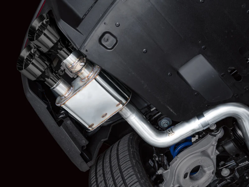 AWE 2024 Ford Mustang Dark Horse S650 RWD SwitchPath Cat-Back Exhaust w/ Quad Diamond Black Tips - Image 5