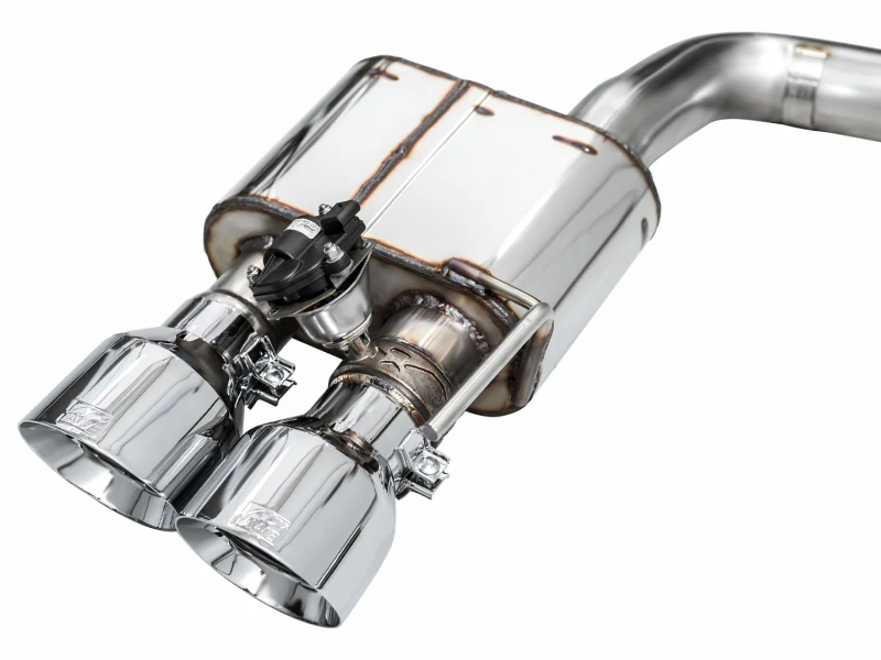 AWE 2024 Ford Mustang GT Fastback S650 RWD SwitchPath Cat-Back Exhaust w/ Quad Chrome Silver Tips - Image 16