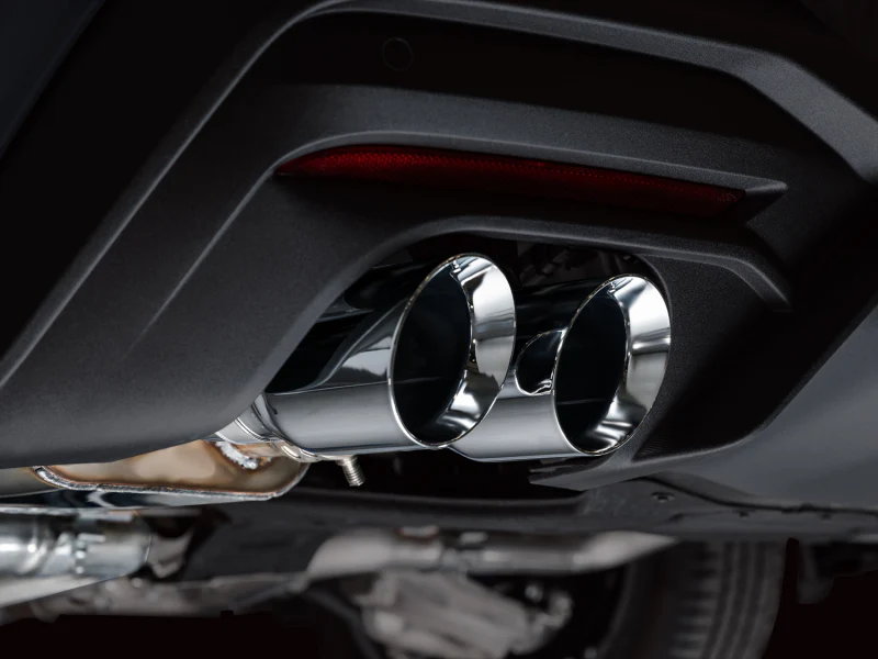 AWE 2024 Ford Mustang GT Fastback S650 RWD SwitchPath Cat-Back Exhaust w/ Quad Chrome Silver Tips - Image 2
