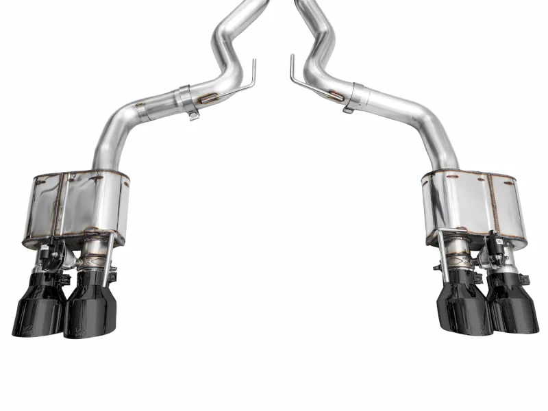 AWE 2024 Ford Mustang GT Fastback S650 RWD SwitchPath Cat-Back Exhaust w/ Quad Diamond Black Tips - Image 13
