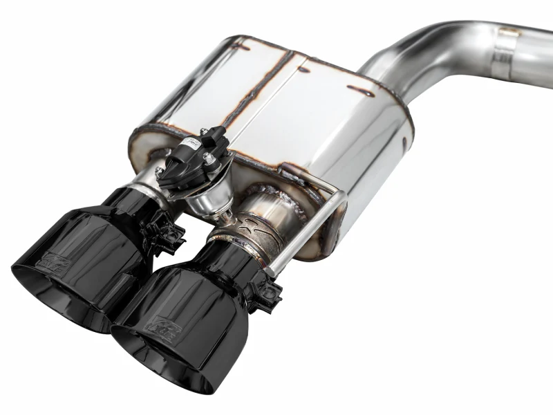 AWE 2024 Ford Mustang GT Fastback S650 RWD SwitchPath Cat-Back Exhaust w/ Quad Diamond Black Tips - Image 14