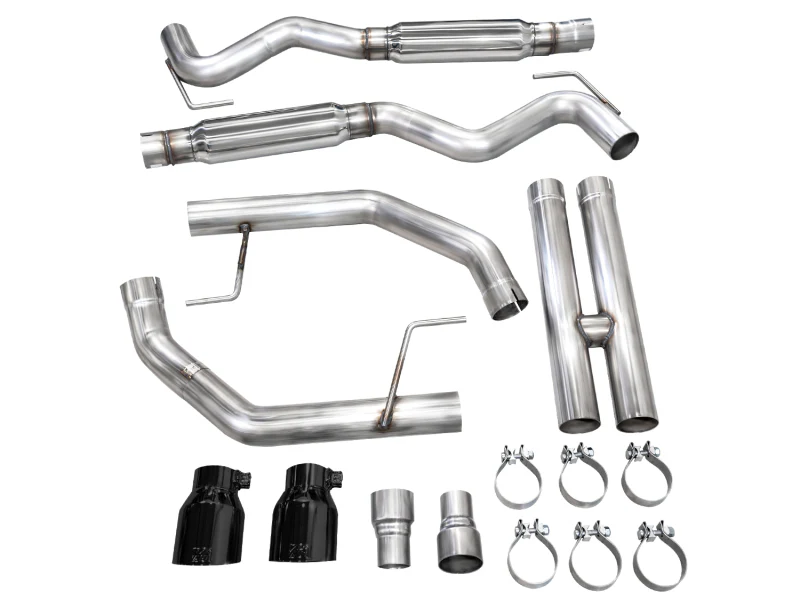 AWE 2024 Ford Mustang GT Fastback S650 RWD Track Edition Cat-Back Exhaust w/ Dual Diamond Black Tips - Image 14