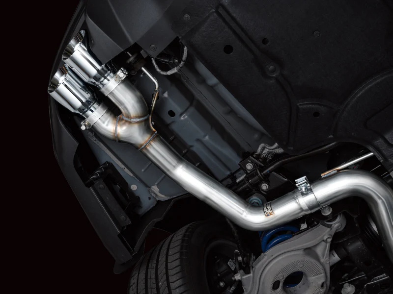 AWE 2024 Ford Mustang GT Fastback S650 RWD Track Edition Cat-Back Exhaust w/ Quad Chrome Silver Tips - Image 6