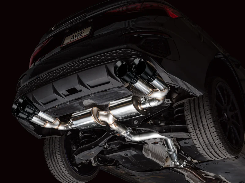 AWE Tuning 22-24 Audi 8Y S3 Touring Edition Exhaust - Diamond Black Tips - Image 4