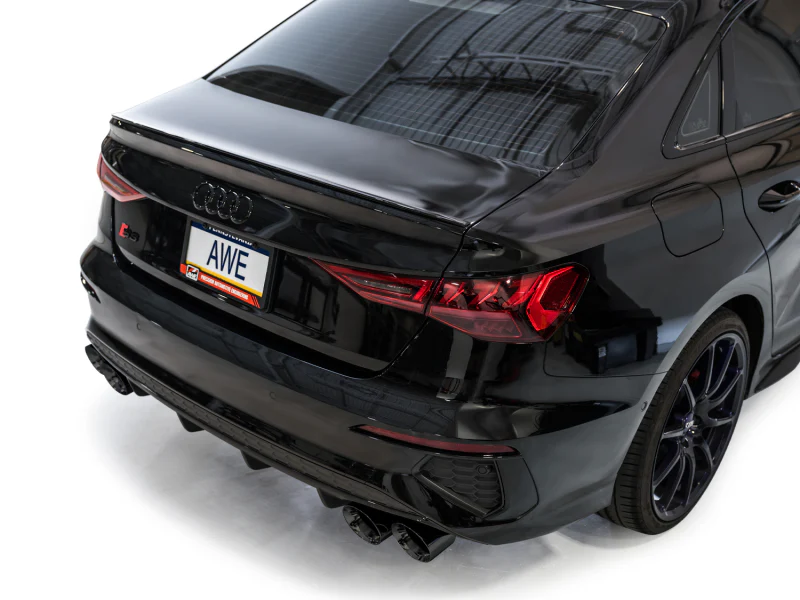AWE Tuning 22-24 Audi 8Y S3 Touring Edition Exhaust - Diamond Black Tips - Image 8