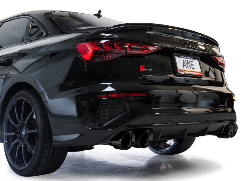 AWE Tuning 22-24 Audi 8Y S3 Touring Edition Exhaust - Diamond Black Tips - Image 9