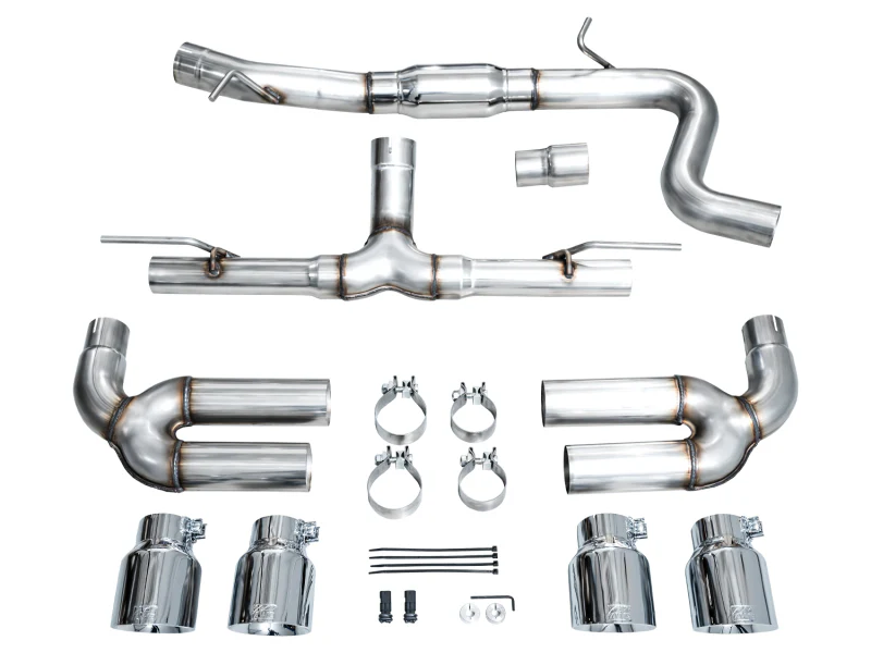 AWE Tuning 22-24 Audi 8Y S3 Track Edition Exhaust - Chrome Silver Tips - Image 12