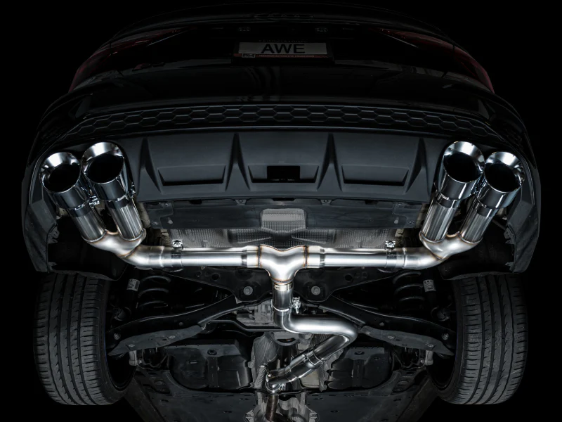 AWE Tuning 22-24 Audi 8Y S3 Track Edition Exhaust - Chrome Silver Tips - Image 3