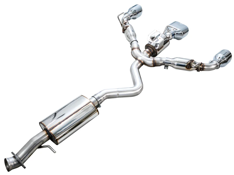 AWE Tuning 23-24 Toyota GR Corolla Touring Edition Cat-Back Exhaust - Chrome Silver Tips - Image 8