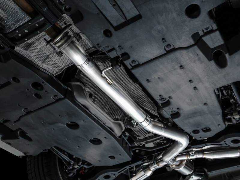 AWE Tuning 23-24 Toyota GR Corolla Track Edition Cat-Back Exhaust - Chrome Silver Tips - Image 6