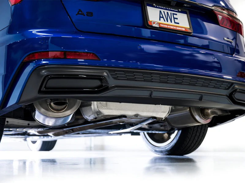AWE Tuning Audi 2019-2023 C8 A6/A7 3.0T Touring Edition Cat-Back Exhaust- Turn Downs - Image 7