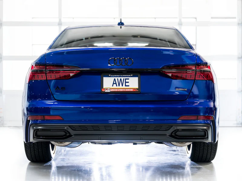 AWE Tuning Audi 2019-2023 C8 A6/A7 3.0T Touring Edition Cat-Back Exhaust- Turn Downs - Image 8