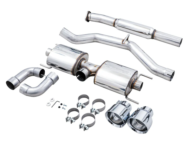 AWE Tuning Subaru BRZ/ Toyota GR86/ Toyota 86 Touring Edition Cat-Back Exhaust- Chrome Silver Tips - Image 7