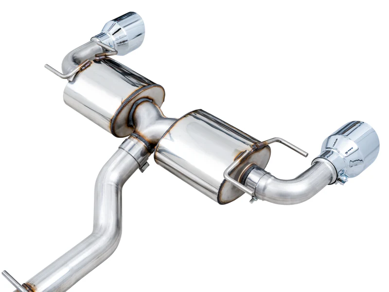 AWE Tuning Subaru BRZ/ Toyota GR86/ Toyota 86 Touring Edition Cat-Back Exhaust- Chrome Silver Tips - Image 8