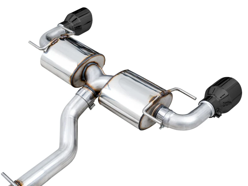 AWE Tuning Subaru BRZ/ Toyota GR86/ Toyota 86 Touring Edition Cat-Back Exhaust- Diamond Black Tips - Image 11