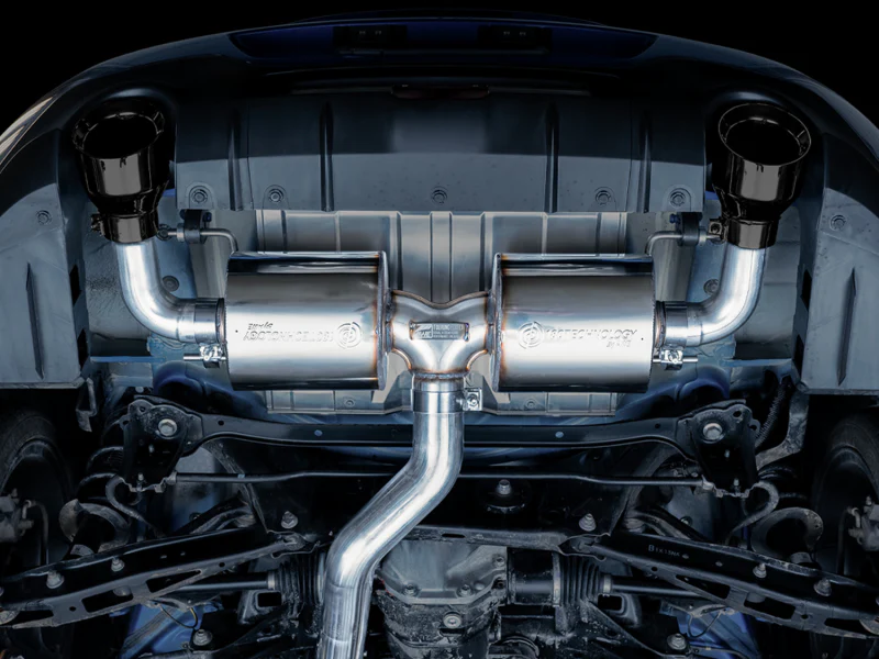AWE Tuning Subaru BRZ/ Toyota GR86/ Toyota 86 Touring Edition Cat-Back Exhaust- Diamond Black Tips - Image 9