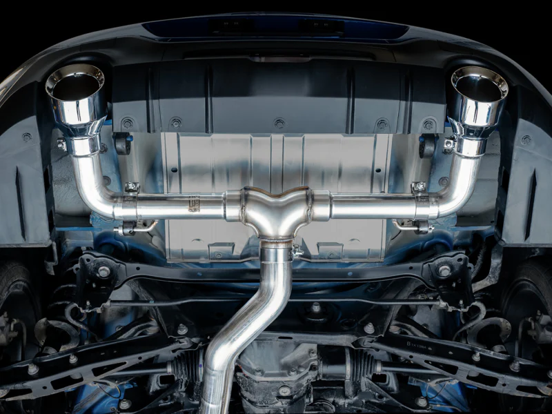 AWE Tuning Subaru BRZ/ Toyota GR86/ Toyota 86 Track Edition Cat-Back Exhaust- Chrome Silver Tips - Image 9