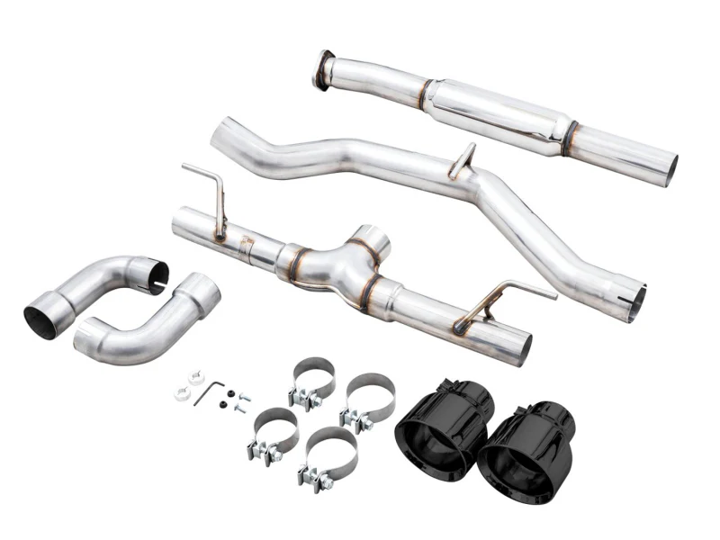 AWE Tuning Subaru BRZ / Toyota GR86 / Toyota 86 Track Edition Cat-Back Exhaust- Diamond Black Tips - Image 11