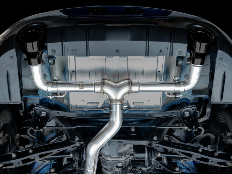 AWE Tuning Subaru BRZ / Toyota GR86 / Toyota 86 Track Edition Cat-Back Exhaust- Diamond Black Tips - Image 5
