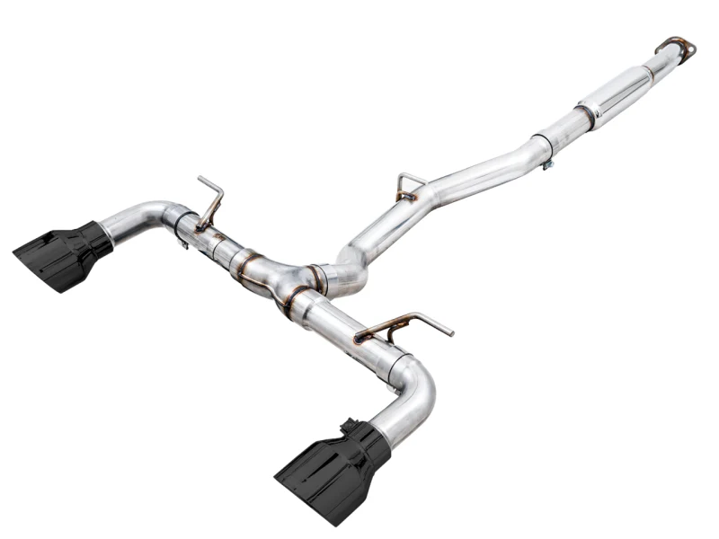 AWE Tuning Subaru BRZ / Toyota GR86 / Toyota 86 Track Edition Cat-Back Exhaust- Diamond Black Tips - Image 8