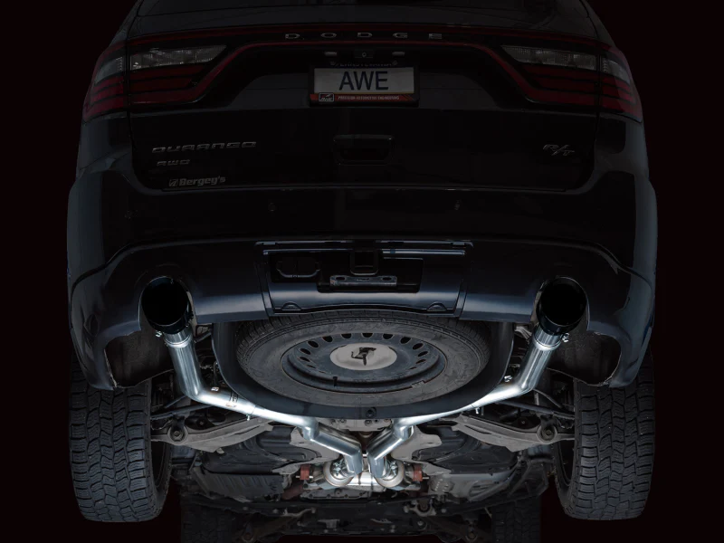 AWE Tuning 11-24 Dodge Durango 5.7L Track Edition Exhaust w/ Diamond Black Tips - Image 3