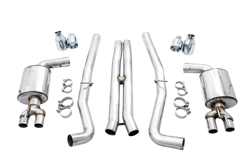 AWE Tuning 2015+ Dodge Challenger 6.4L/6.2L Non-Resonated Touring Edition Exhaust - Use Stock Tips - Image 2