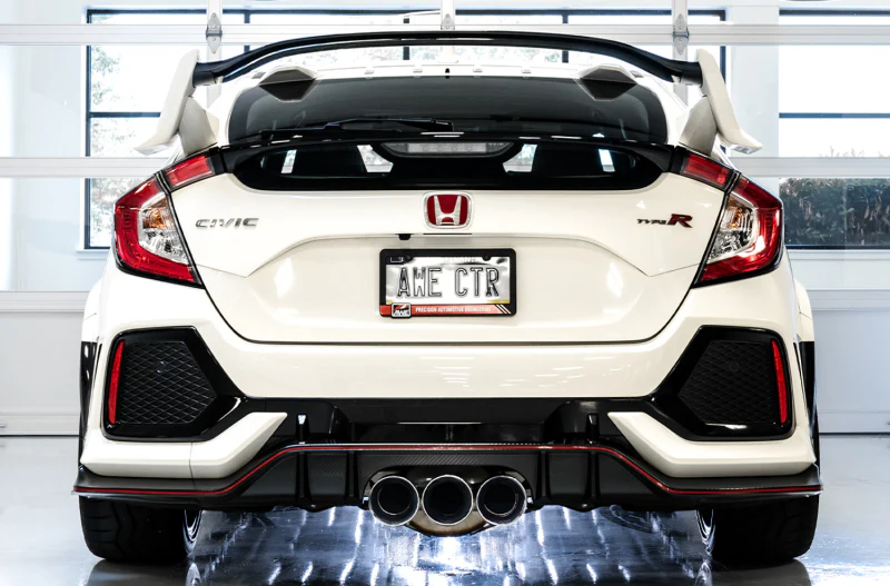 AWE Tuning 2017+ Honda Civic Type R Touring Edition Exhaust w/Front & Mid Pipes - Chrome Silver Tips - Image 2