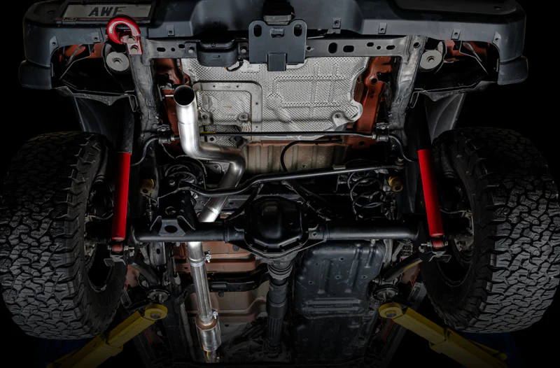 AWE Tuning 2018+ Jeep Wrangler JL/JLU 3.6L Trail Edition Cat-Back Exhaust - Image 3
