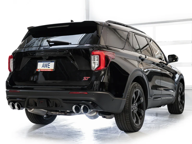 AWE Tuning 2020+ Ford Explorer ST Touring Edition Exhaust w/ Chrome Silver Tips - Image 12
