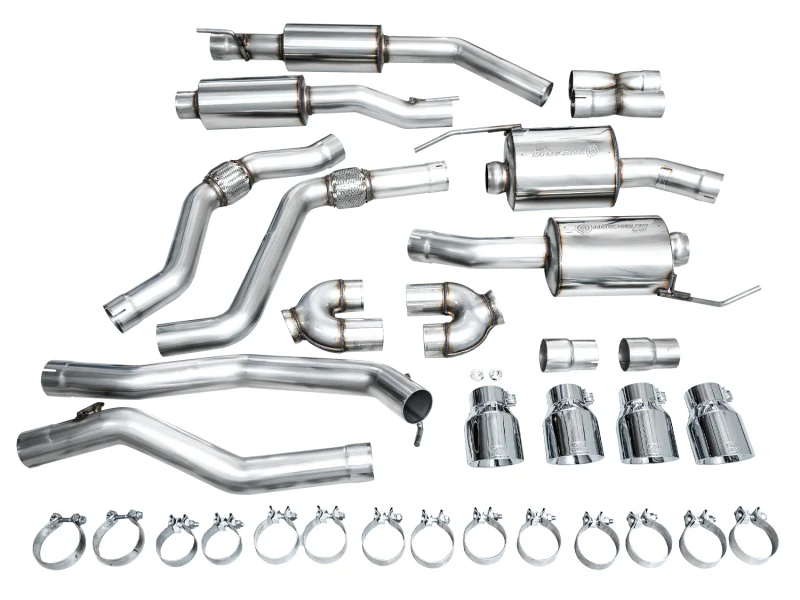 AWE Tuning 2020+ Ford Explorer ST Touring Edition Exhaust w/ Chrome Silver Tips - Image 19