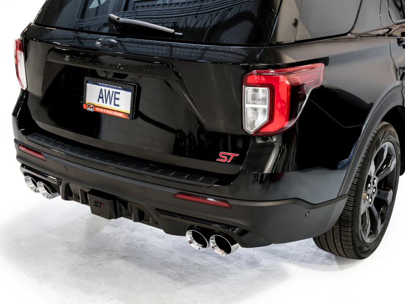 AWE Tuning 2020+ Ford Explorer ST Touring Edition Exhaust w/ Chrome Silver Tips - Image 6