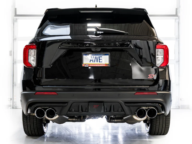 AWE Tuning 2020+ Ford Explorer ST Touring Edition Exhaust w/ Chrome Silver Tips - Image 9