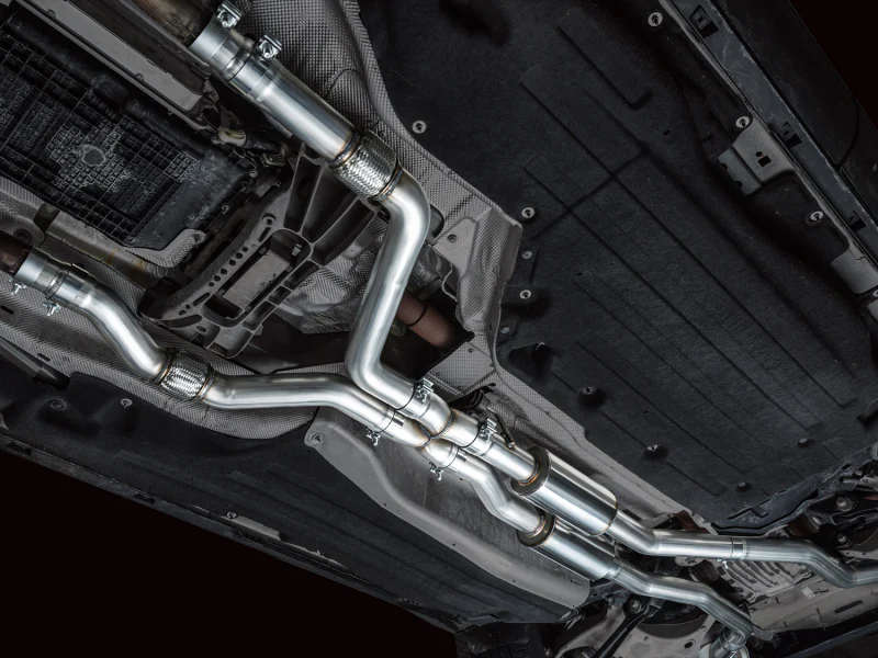 AWE Tuning 2020+ Ford Explorer ST Touring Edition Exhaust w/ Diamond Black Tips - Image 13