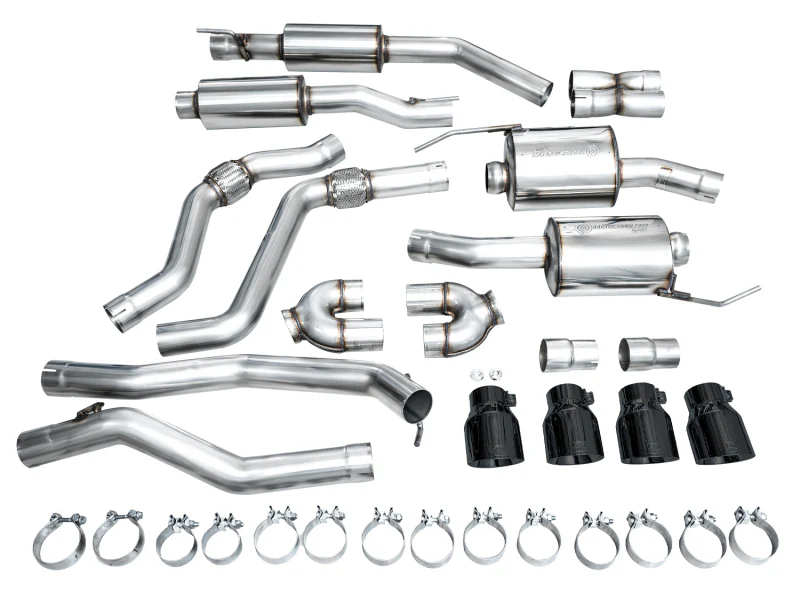 AWE Tuning 2020+ Ford Explorer ST Touring Edition Exhaust w/ Diamond Black Tips - Image 14